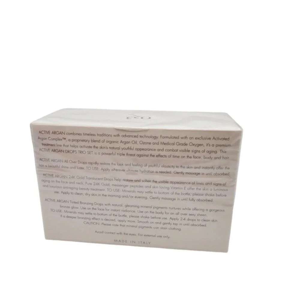 Active Argan O23‎ Drops Trio Set Age-Defying Triple Threat Care - RARE NIB